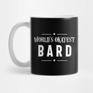 World's Okayest Bard Roleplaying Addict - Tabletop RPG Vault Mug